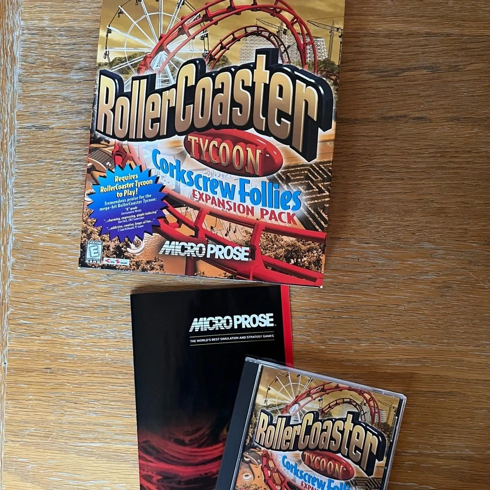 RollerCoaster Tycoon Corkscrew Follies Expansion Pack